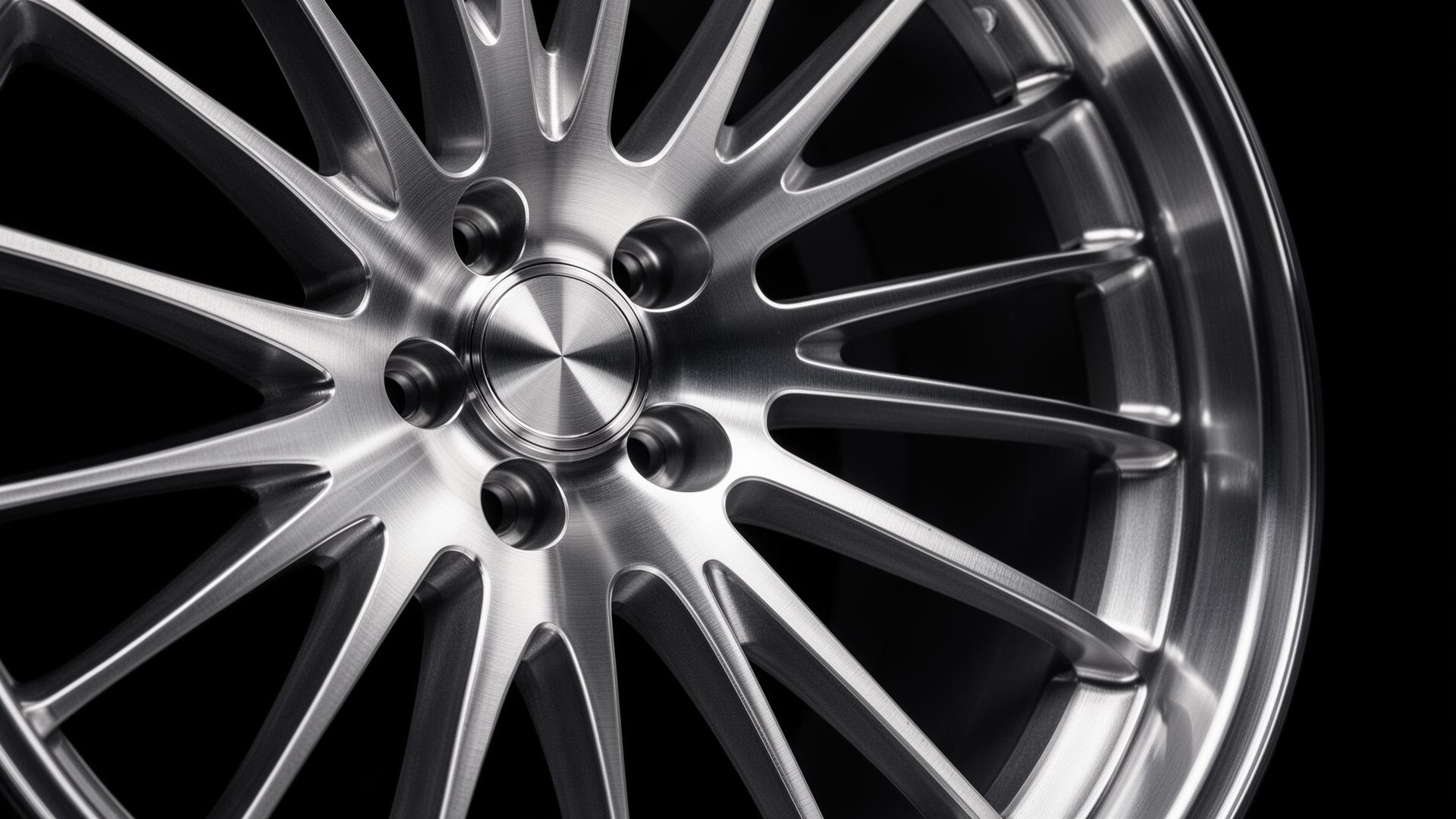Forged wheel detail